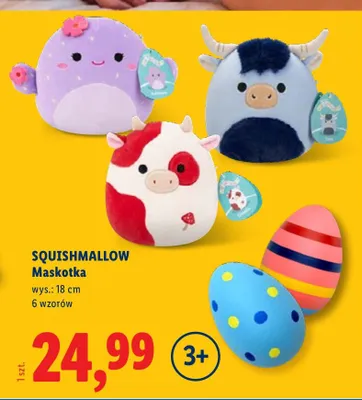Maskotka wys. 18cm 6 wzorów promocja w Lidl