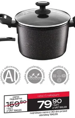 Garnek wysoki z pokrywą AMBITION LUXE 24 cm/6,4 L promocja w Selgros