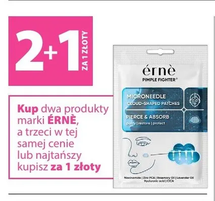 Plastry na wypryski Érnè Pimple Fighter Microneedle promocja w Hebe