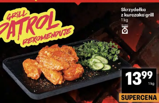 Skrzydełka z kurczaka grill promocja w Delikatesy Centrum