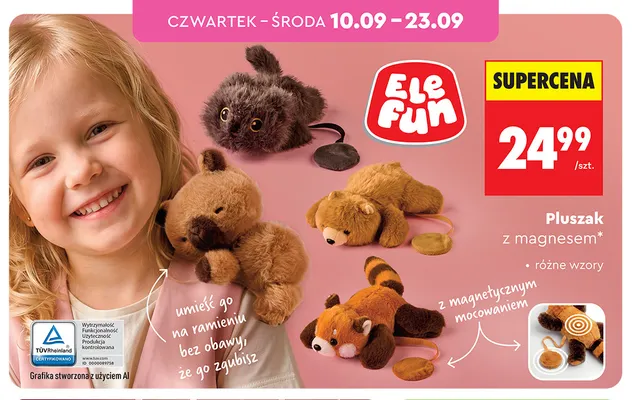Pluszak z magnesem Ele Fun promocja w Biedronka