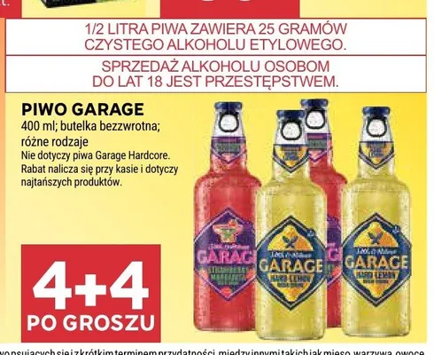 Piwo Garage Strawberry Margarita promocja w Stokrotka