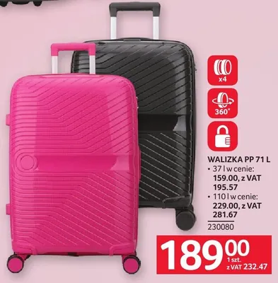 Walizka PP 71 L promocja w Selgros