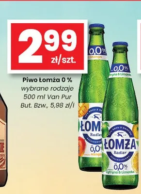 Piwo bezalkoholowe Łomża promocja w emma MARKET
