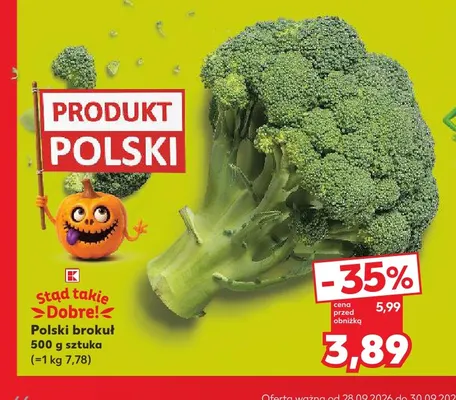 Polski brokuł promocja w Kaufland
