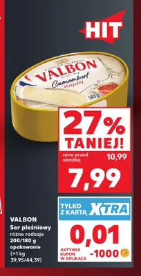 Ser pleśniowy Valbon promocja w Kaufland