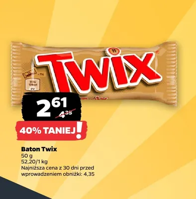 Baton Twix promocja w Netto