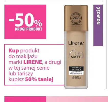 Produkty do makijażu Lirene promocja w Hebe