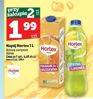 Napój Hortex Cytryna Limonka promocja w TOPAZ