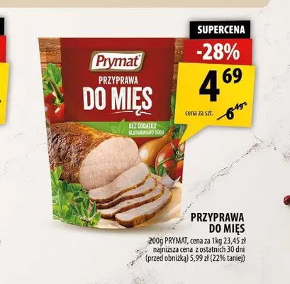 Przyprawa do mięs Prymat promocja w Arhelan