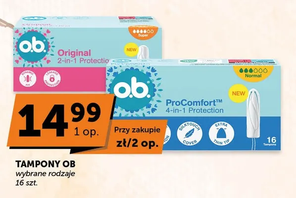 Tampony Original Super o.b. promocja w Groszek