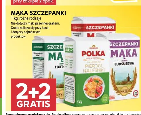 Mąka Polka Szczepanki promocja w Stokrotka