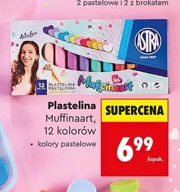 Plastelina Astra Muffinaart promocja w Biedronka