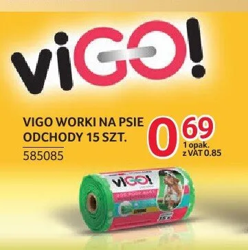 Worki na psie odchody Vigo promocja w Selgros