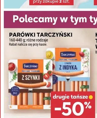 Parówki z szynki Tarczyński promocja w Stokrotka
