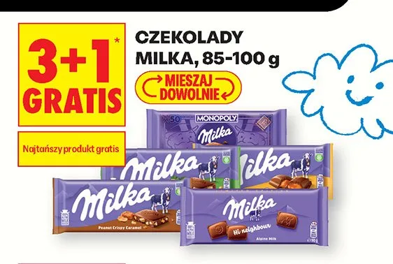 Czekolada Milka Noisette promocja w Biedronka