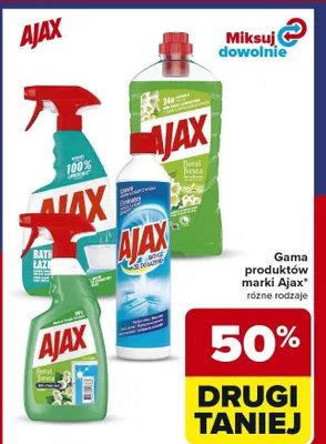 Gama produktów różne rodzaje promocja w Carrefour Market