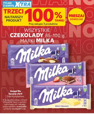 Czekolada Milka Alpine Milk promocja w Kaufland