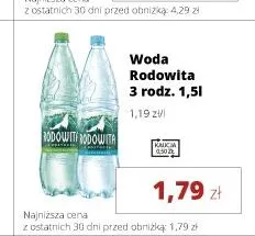 Woda mineralna Rodowita Niegazowana promocja w Torimpex Toruńska Sieć Sklepów Spożywczych