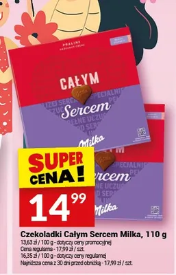 Czekoladki Całym Sercem Milka promocja w Twój Market