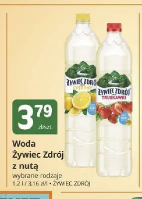 Woda Żywiec Zdrój z nutą truskawki promocja w Marketvita
