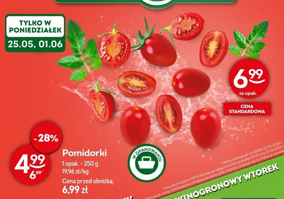 Pomidorki promocja w Żabka