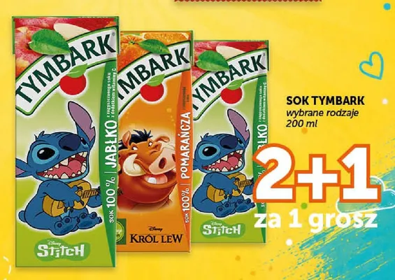 Sok 100% Tymbark jabłko promocja w ABC