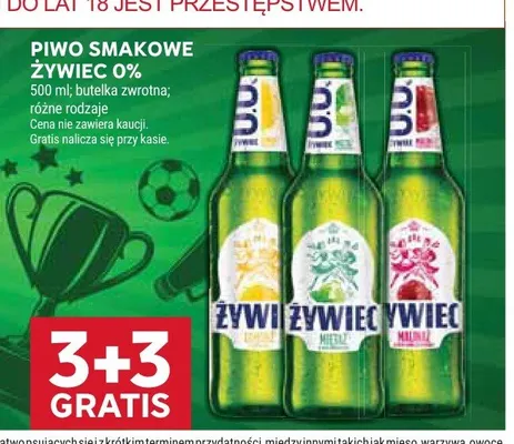 Piwo bezalkoholowe Żywiec Lemon 0% promocja w Stokrotka