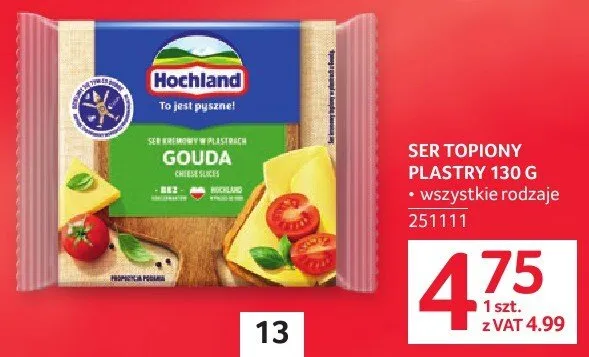 Ser promocja w Selgros