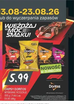 Chipsy Doritos Hot Corn promocja w Słoneczko
