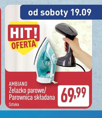 Parownica składana Ambiano promocja w Aldi