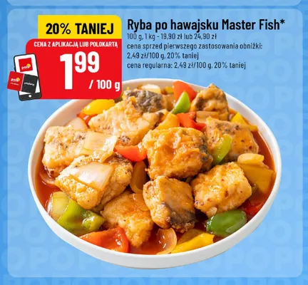 Ryba po hawajsku Master Fish promocja w POLOmarket