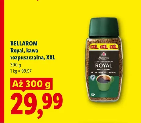 Kawa rozpuszczalna Royal XXL Bellarom promocja w Lidl