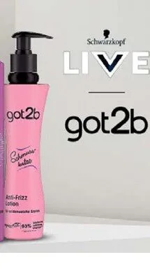 Lotion do włosów got2b Anti-Frizz promocja w Hebe