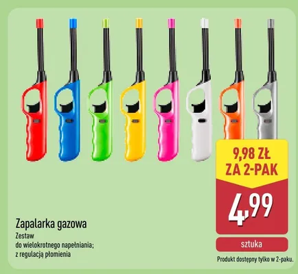 Zapalarka gazowa promocja w Aldi