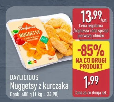 Nuggetsy z kurczaka  promocja w Aldi