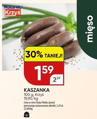 Kaszanka promocja w Chata Polska