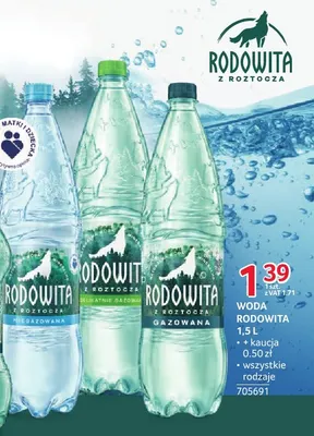 Woda Rodowita promocja w Selgros