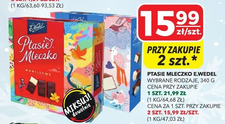 Ptasie mleczko promocja w Top Market