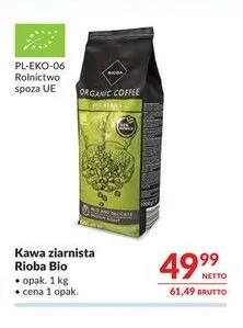 Kawa ziarnista Rioba Bio promocja w Makro