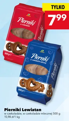 Pierniki w czekoladzie promocja w LEWIATAN