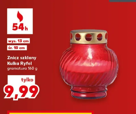 Znicz szklany Kulka Ryfel promocja w Kaufland
