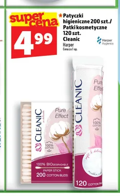 Patyczki higieniczne Cleanic Pure Effect promocja w TOPAZ