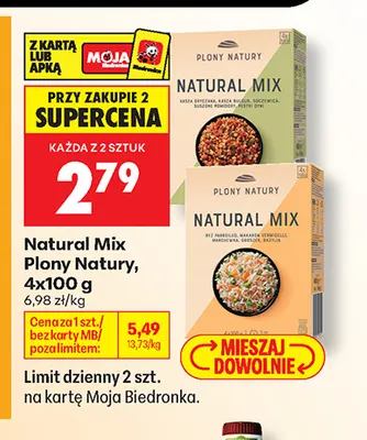 Natural Mix Plony Natury promocja w Biedronka