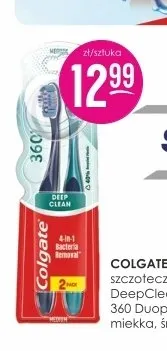 Szczoteczka do zębów Colgate DeepClean 360 Duopack promocja w Drogerie Jasmin