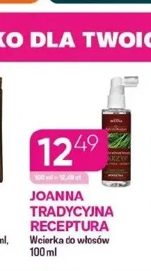 Wcierka do włosów Joanna Tradycyjna Receptura promocja w Drogerie Koliber