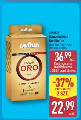 Kawa mielona Lavazza Qualità Oro promocja w Aldi