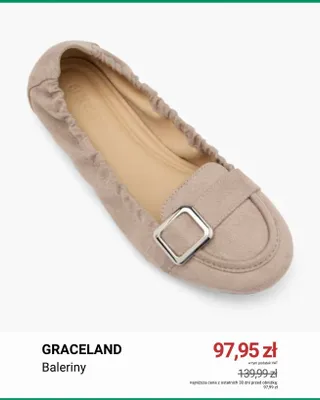 Baleriny Graceland promocja w Deichmann