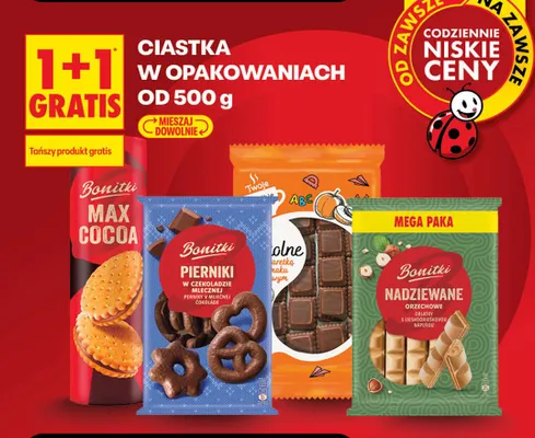 Ciastka Bonitki Max Cocoa promocja w Biedronka