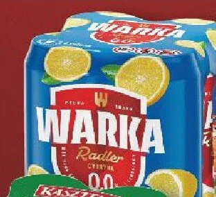 Piwo bezalkoholowe Warka Radler 0,0% 4-pak 500 ml promocja w Kaufland